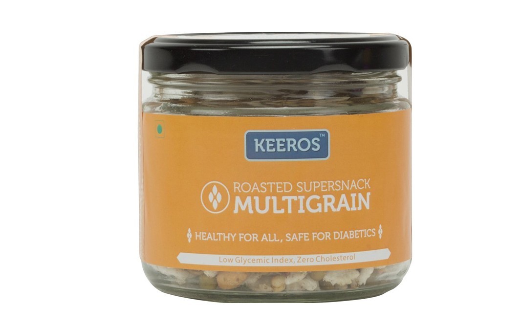 Keeros Roasted Supersnack Multigrain    Glass Jar  100 grams